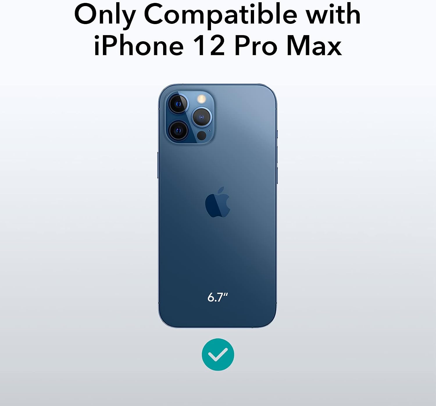 ESR Military-Grade Rugged Case Compatible with iPhone 12 Pro Max Case [8FT Drop Protection][Enhanced Air-Guard Corner Protection] [Long-Lasting Clarity], 6.7-Inch, Clear