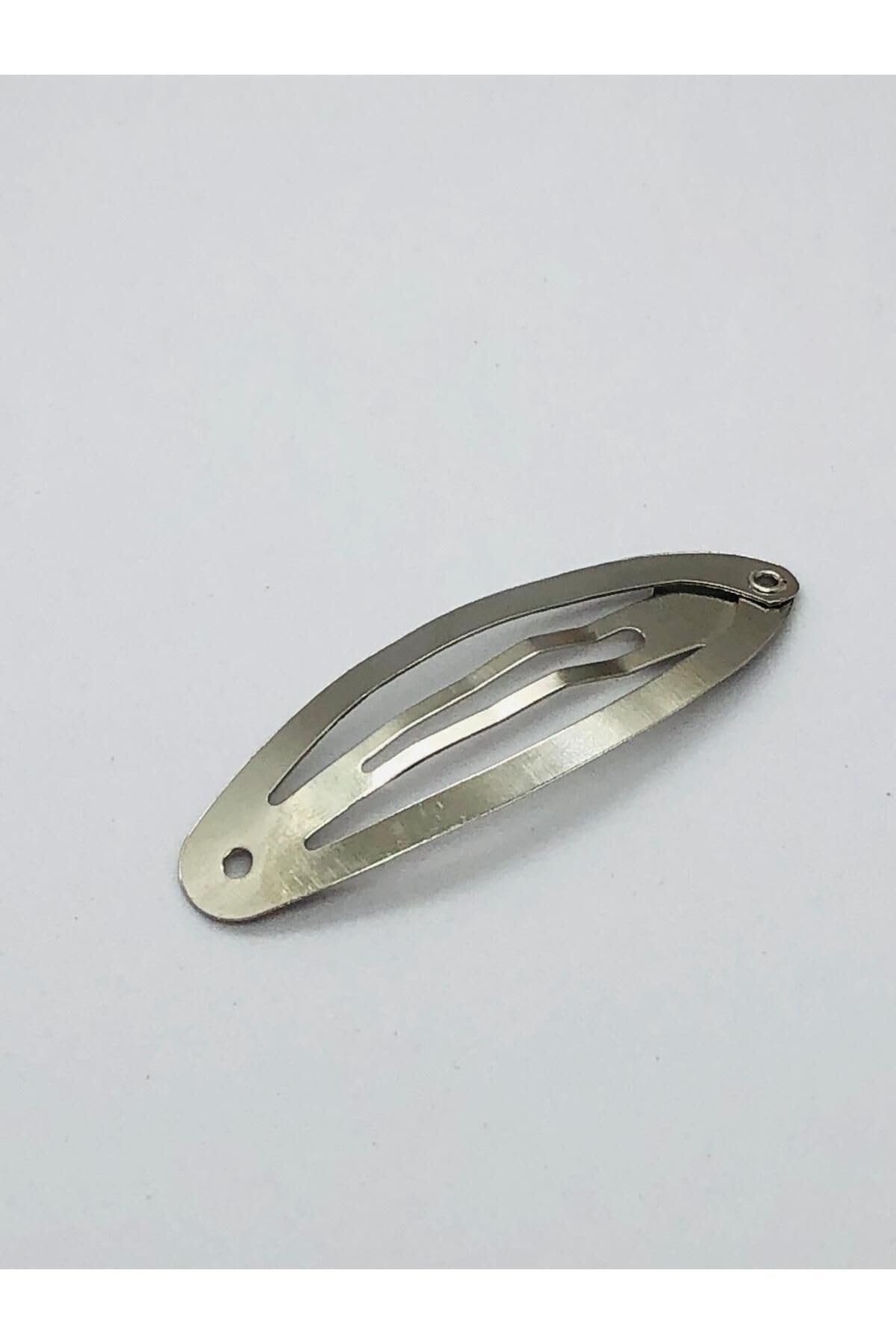 Metal Çıtçıtlı Toka (6 cm) 10 Adet Metalik Tek Ebat