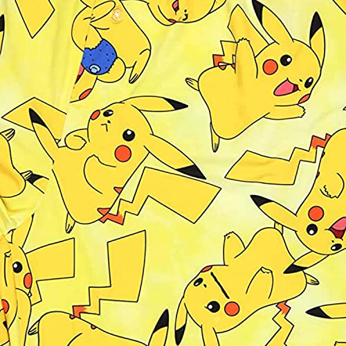 Pokémon Men's Pikachu Allover Character Subtle Tie Dye Adult Sleep Bottoms Pajama Pants2