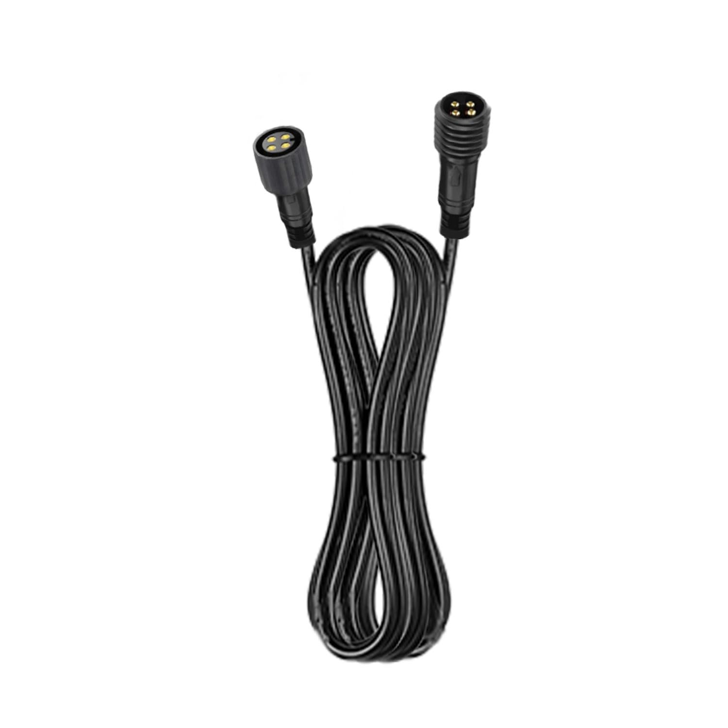 Gliztech 9.8FT Boat Light Extension Cable Wire Cord- 22AWG 4-Core Wire, for 5050 Outdoor RGB Strip Lights, RV, Marine Lighting (1)