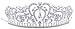 LRKC Rhinestone Crystal Wedding Crown, Pageant Princess Tiara, Bridal Headband