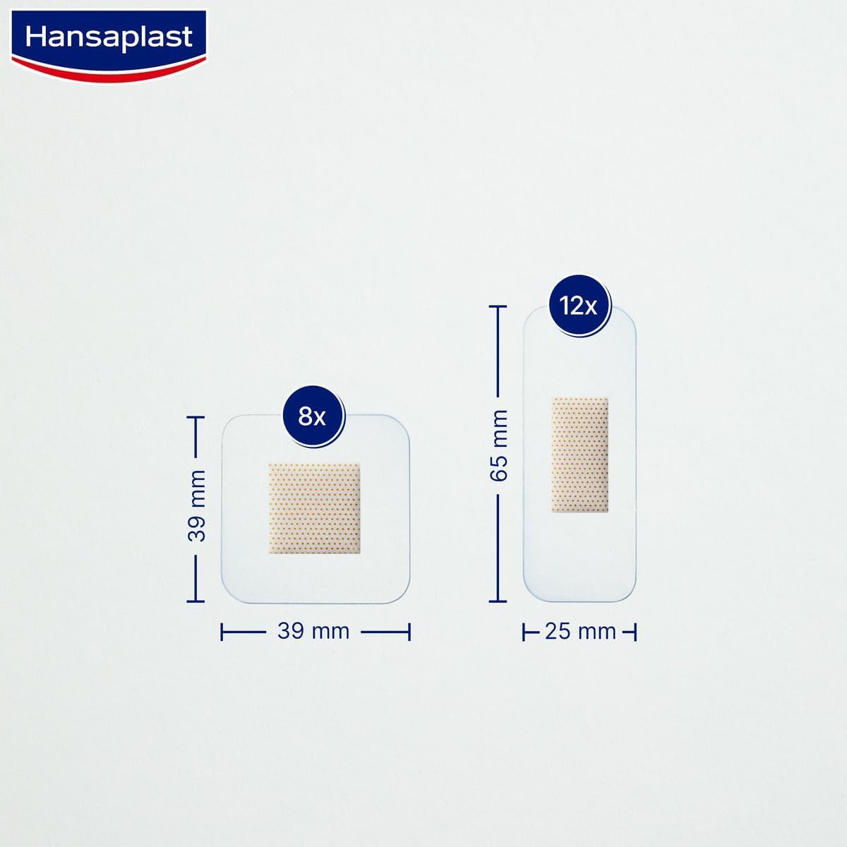 Hansaplast Aqua Protect Apósitos para heridas, apósitos impermeables, para nadar y bañarse, adhesión extrafuerte, altamente absorbentes, transpirables y transparentes, 20 apósitos