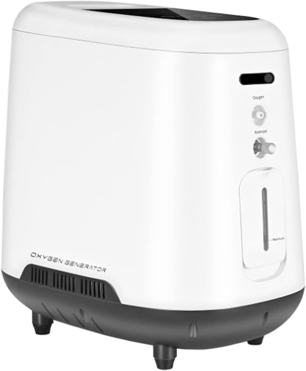BLUGY 1-7l/min Home Smart Machine con Nebulización, 90% - Continuo - Oxígeno Operación Sin Parar, Adecuada para Todas Las Personas, Paquete Completo