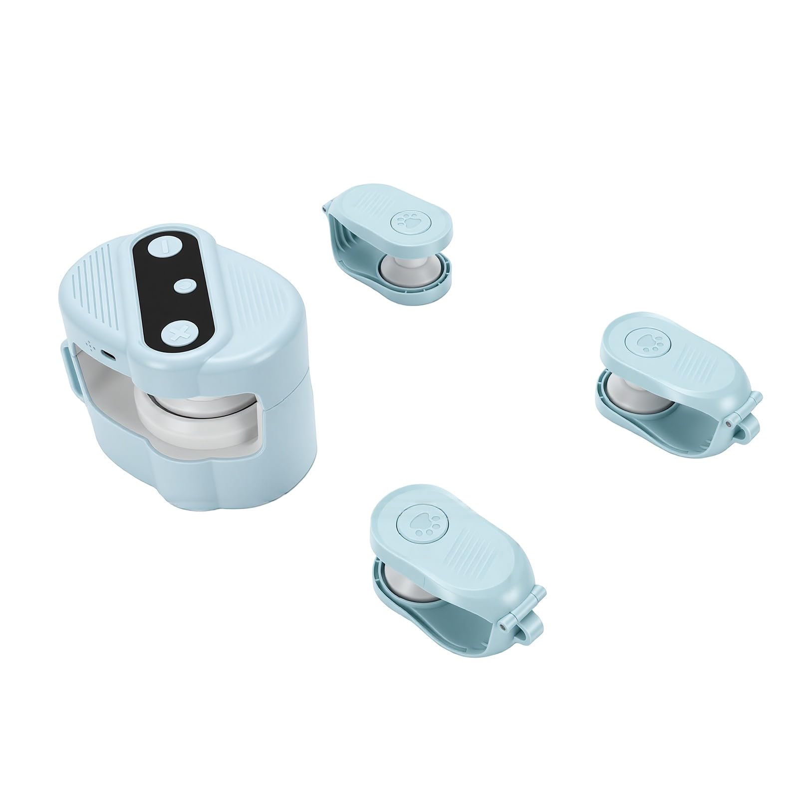Juguete Interactivo para Gatos con Control Remoto, con Chirridos de Pájaros Realistas, Oruga Móvil para Gatos para Estimular los Instintos Naturales (Blue)