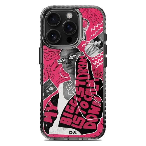 Image of DailyObjects Down The Street Stride 2.0 Magnetic Case Cover Compatible with iPhone 16 Pro | Wireless Charging Slim Back Cover | 2 Layer Edge Protection & Shockproof