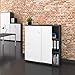 Uniwersalna szafka na akta, zamykana na klucz 3OH, 1,0 m, biała antracyt, szafa biurowa, szafa z drzwiami przesuwnymi