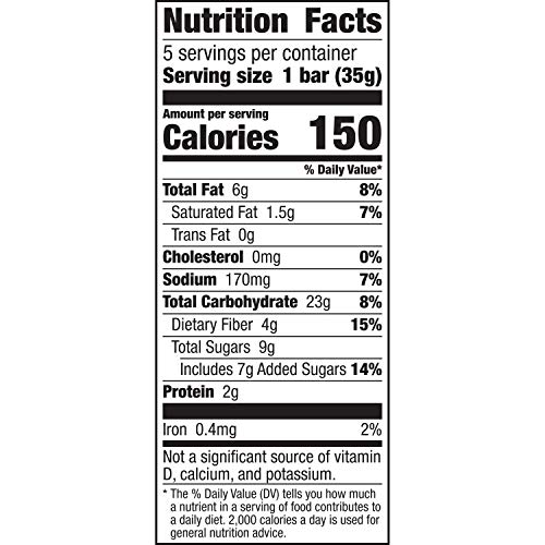 Image of Nature Valley Soft-Baked Muffin Bars, Blueberry, Snack Bars, 5 Bars, 6.2 OZ (Pack of 6)