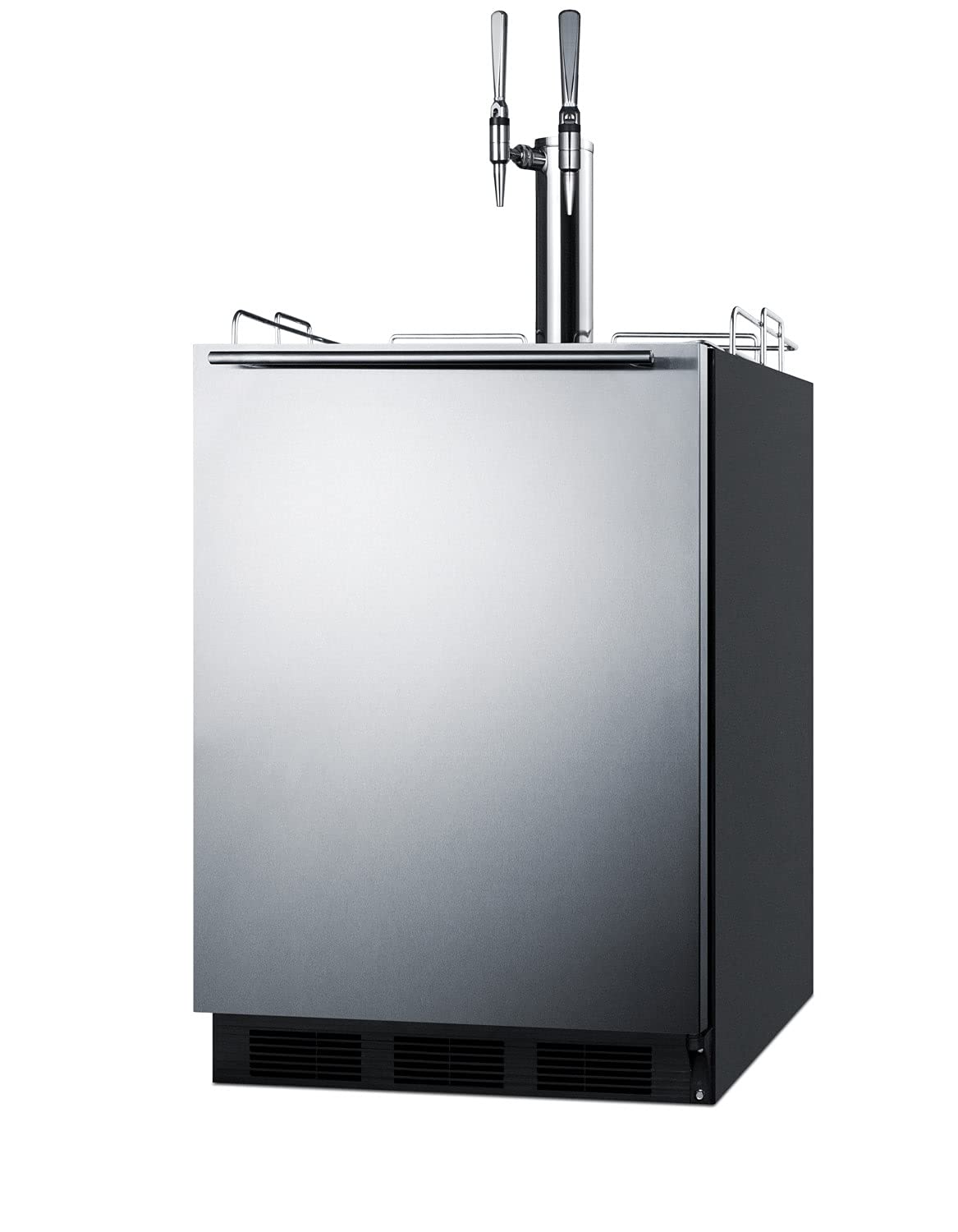Summit 24" Nitro Cold Brew Kegerator, Dual Stour Style Tap Kit, ADA Compliant, Panel Ready* - Sbc58blbiadaifncftwin *Panel Is Not Included on Fridge.com - View 5