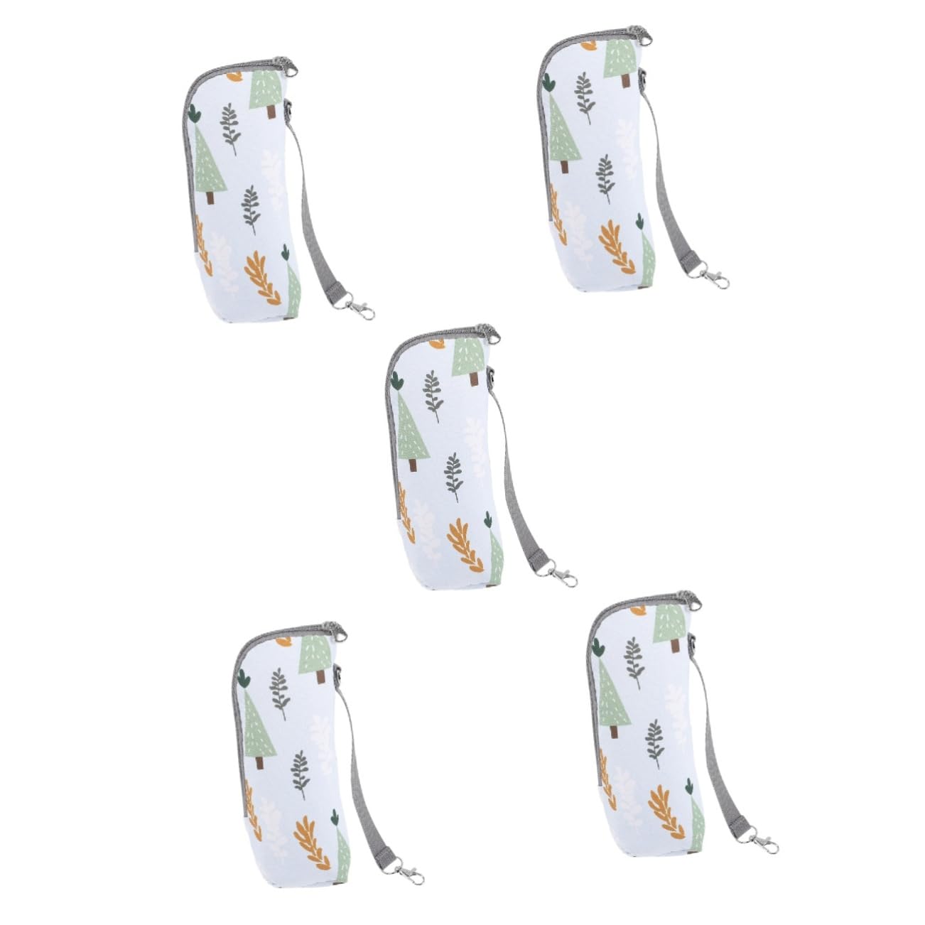 Toyvian 5 Pezzi Borse Per Biberon Borse Termiche Per Biberon Borsa Per Biberon Isolata Design Con Cerniera Facile