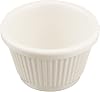 Winco Fluted Ramekins, 1.5-Ounce, Bone - 12 Pieces