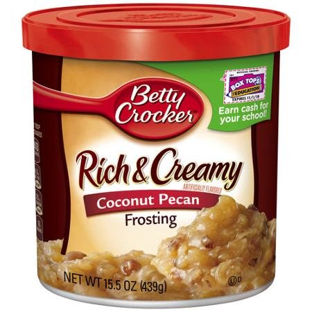 Betty Crocker Rich & Creamy Coconut Pecan Frosting (Pack of