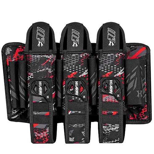 HK Army 3+2 Eject Paintball Harness Pod Pack - Scorch