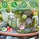 100pcs Luminöses Harz Schnecken Miniaturen Mini Harzschnecken leuchten in der dunklen Schnecke Figur Mini Harz Schnecken Figuren Leuchtende Miniaturschneckenfiguren Dekorative Schneckenschmuck