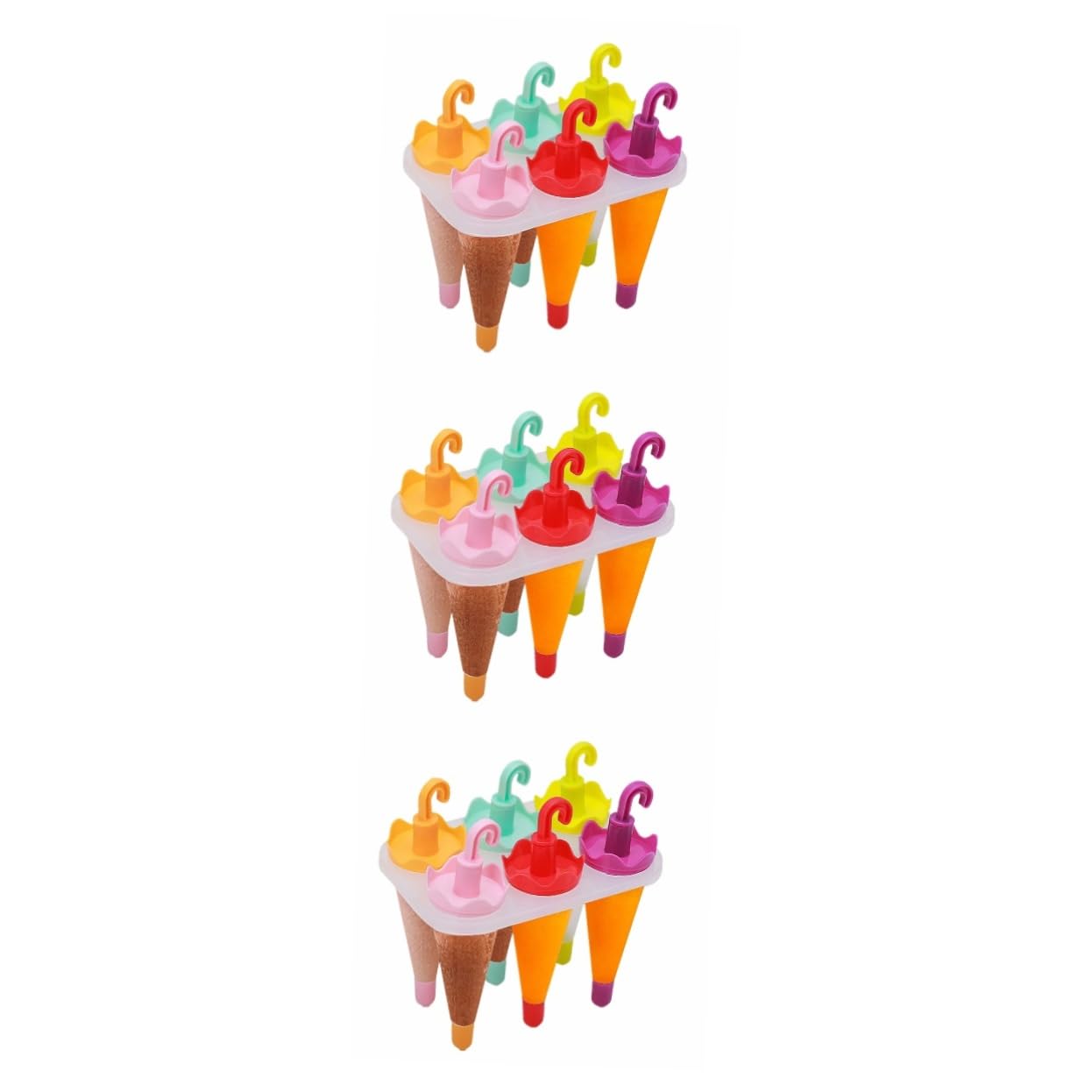 18pièces Moule à Glace Réutilisables Pour Avec Fruits Et Lait Facile à Démouler Plastique