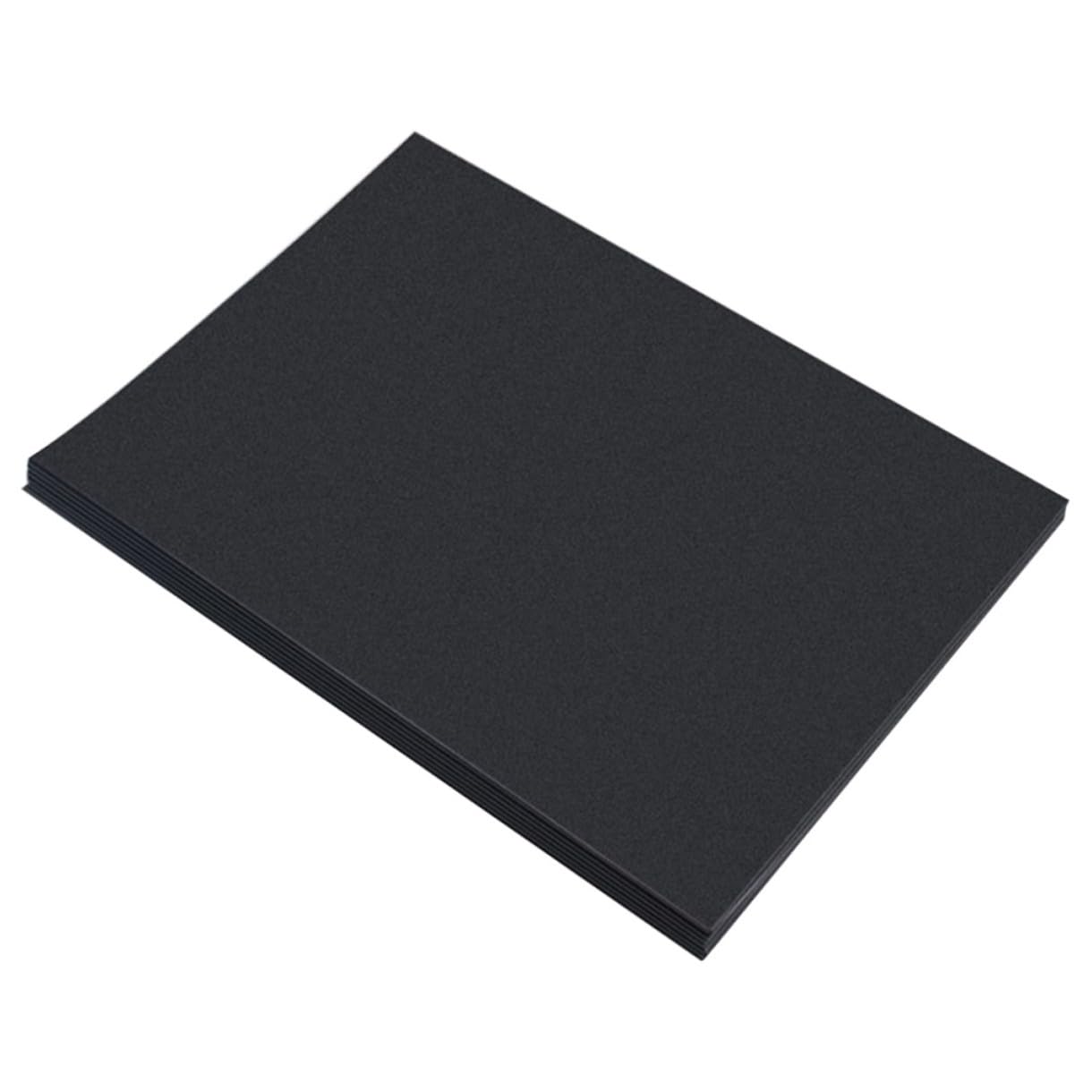 VILLCASE 100pezzi Carta Nera Spessa Per Diy Carta Per Disegno e Pittura Perfetta Per Album e Biglietti Di Auguri Confezione