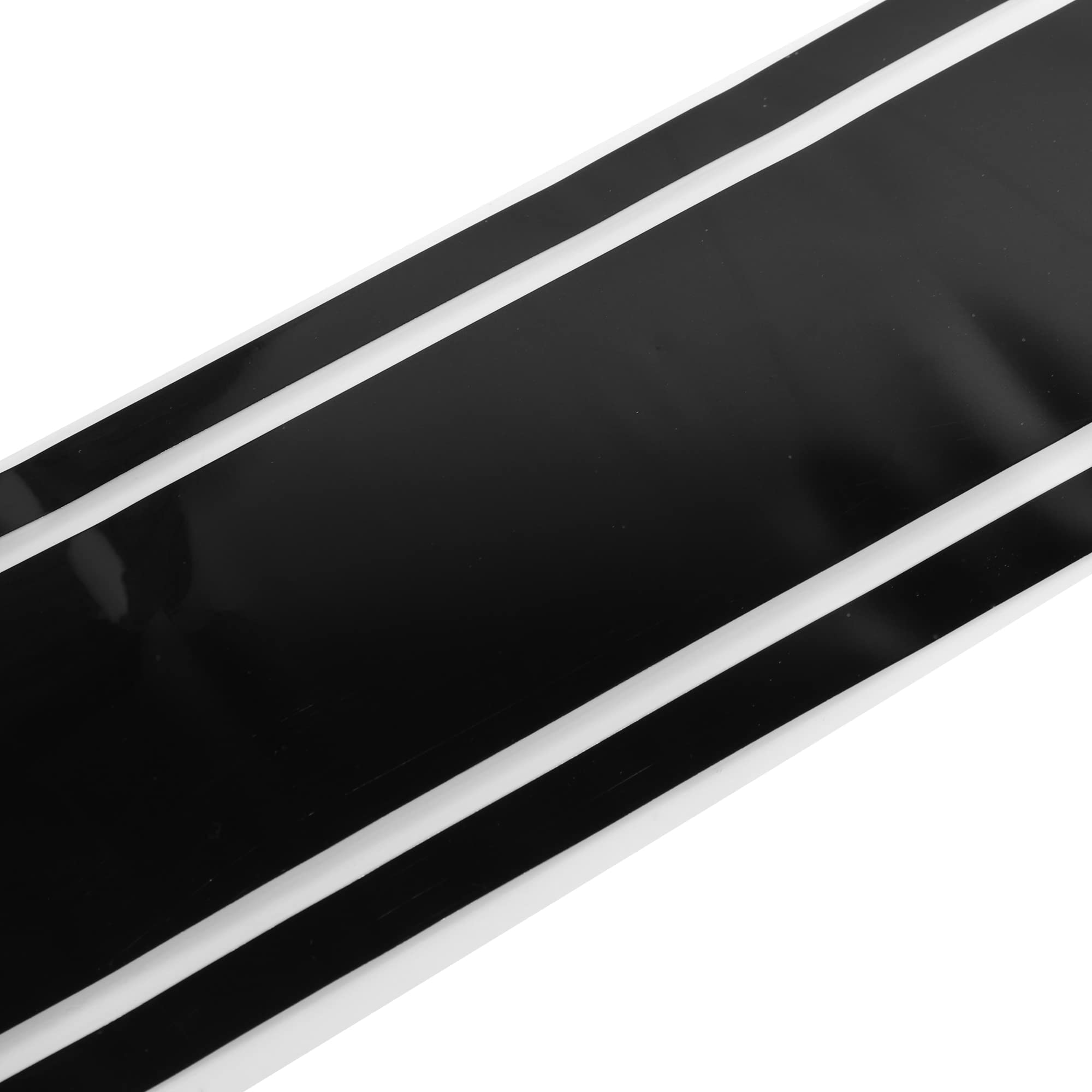 X AUTOHAUX 3.94"x70.87" Car Hood Stripe Pattern Sticker Exterior Decal Black