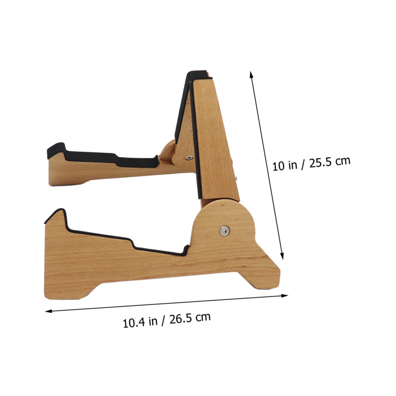Abaodam Supporto per Chitarra in Legno Leggero e Pieghevole Design Staccabile, Adatto a Basso e Violino per Music Room e Negozio di Strumenti Musicali