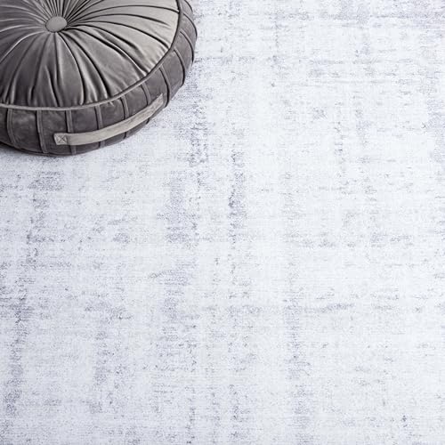 Tapete Safavieh Tacoma redondo 4 pies gris claro y gris miniatura 4