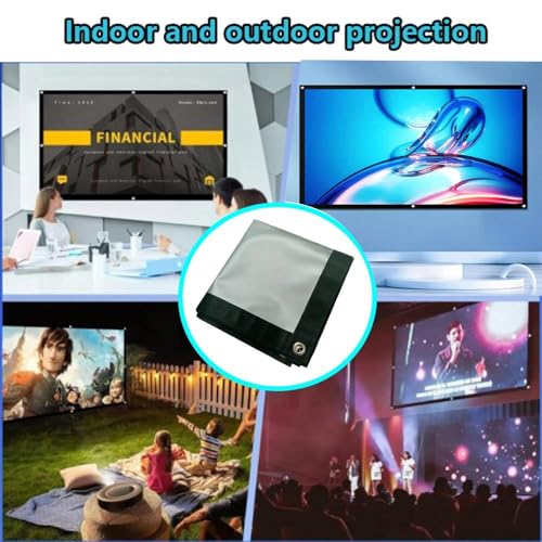 Pantalla para proyector portátil 120" 16:9 plegable miniatura 6