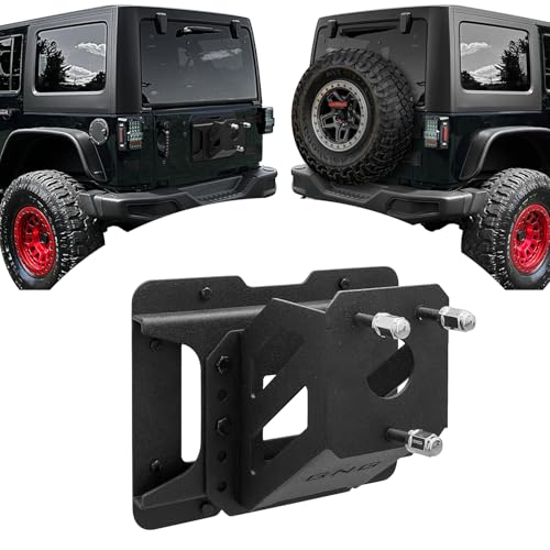 GNG Adjustable Spare Tire Lift Compatible for 2007-2017 Jeep Wrangler ...