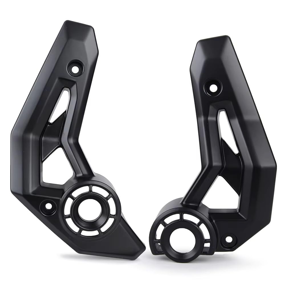 Rahmen Seite Abdeckung Gugel Panel Blenden Verkleidung Schutz Protector passend für Ka&wa&sa&ki Ninja 650 Z-650 NINJA650 Z650 2017-2024 Motorrad zubehör (Schwarz matt)