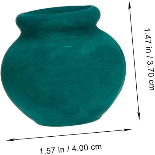 Miniatura 7 de Yardwe Macetas pequeñas de arcilla, 12 unidades, mini macetas de almacenamiento, mini maceta de casa, bonsái, maceta en miniatura, macetas pequeñas,