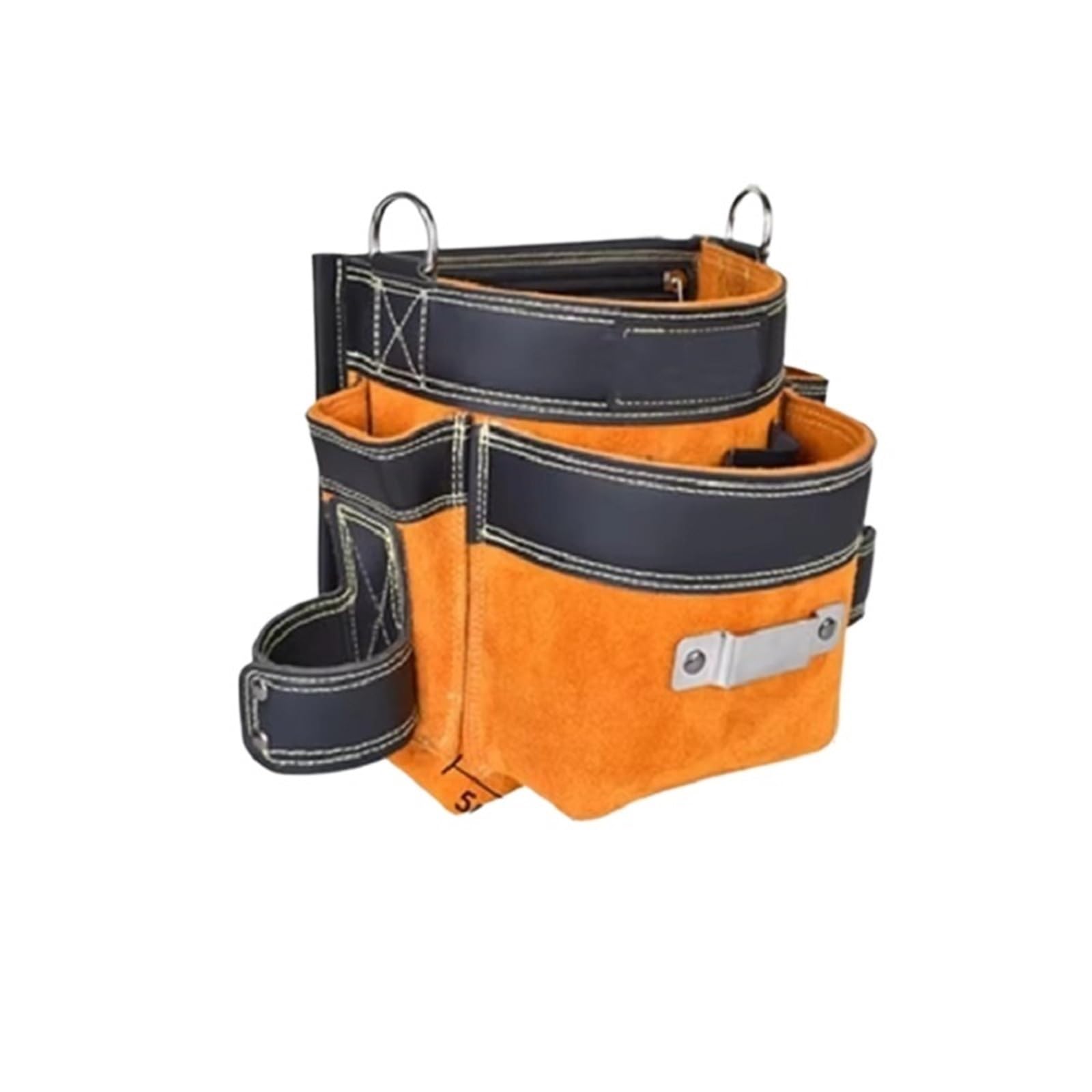 Funda Taladro Cinturón de Herramientas Cuero Vaca, Funda for Taladro, Bolsa Cintura, cinturón eléctrico Duradero, Organizador for doméstico, Destornillador