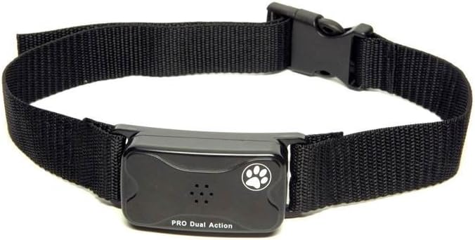 Pet Tag Pro No Bark Collar, Black, Large