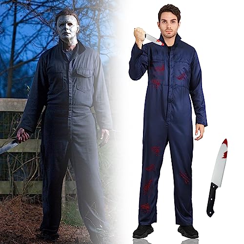 Halloween Michael Myers Disfraz Adultos: 2pcs...