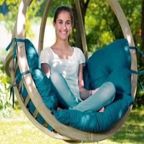 AMAZONAS Mehrpersonen Hängesessel in edlem Design Globo Royal Chair Natura bis 200 kg in Weiß - 2