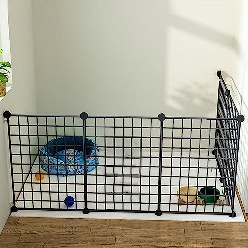 MMOU Casse per Cani per Cani di Piccola Taglia Il Recinto per Cuccioli può Essere Fai-da-Te Recinto per Animali Domestici al Coperto Teddy Bichon Corgi Chihuahua (Size : 111 * 75 * 47CM)