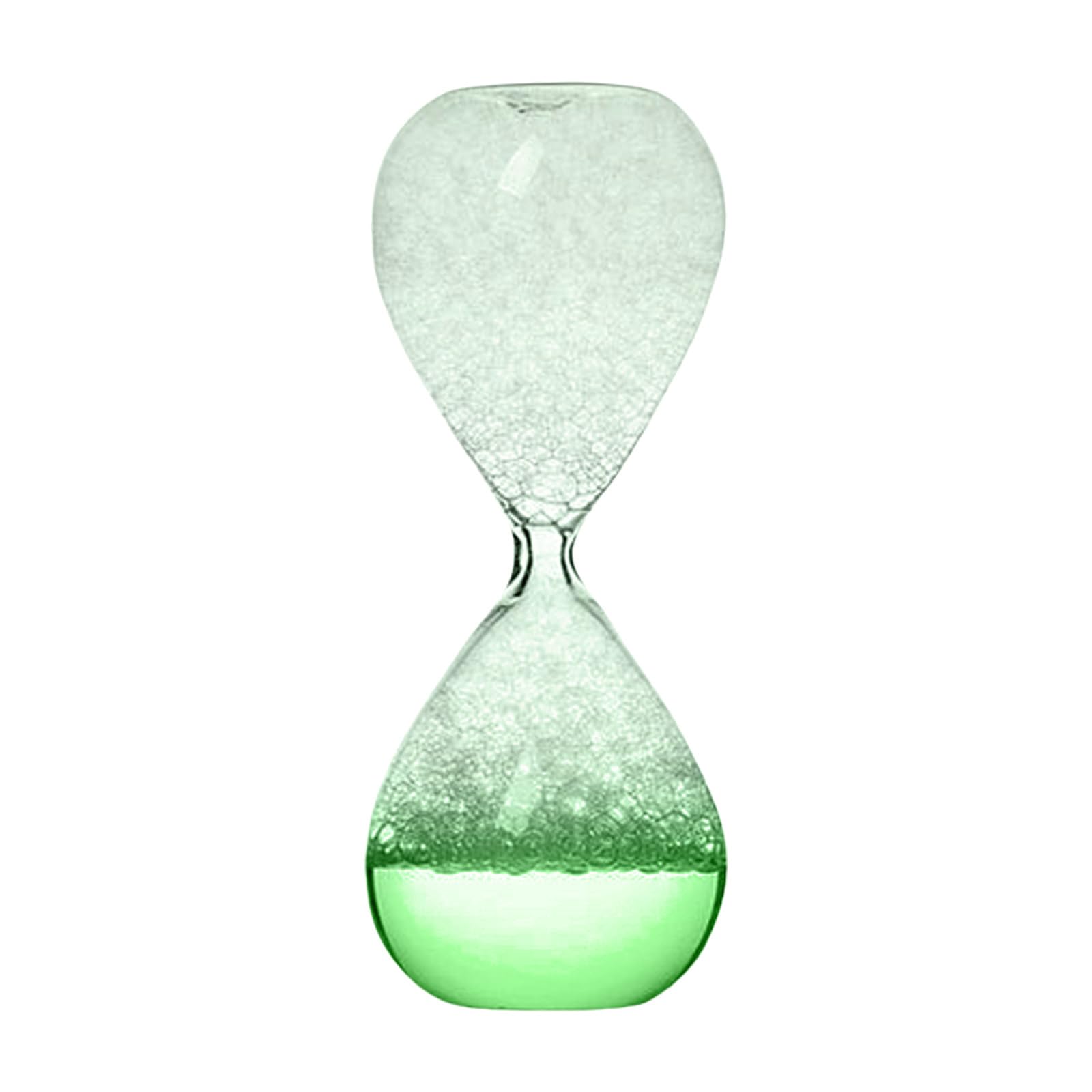 Uqezagpa Light Green Liquid Motions Hourglasses Timers Bubble Sand Clock Home Decoration Nightlight For Bedroom