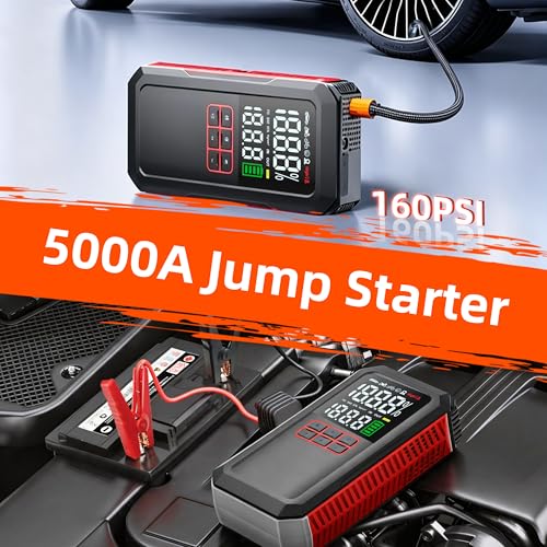 57% Off 5000A Jump Starter with Air Compressor Code - Image 4