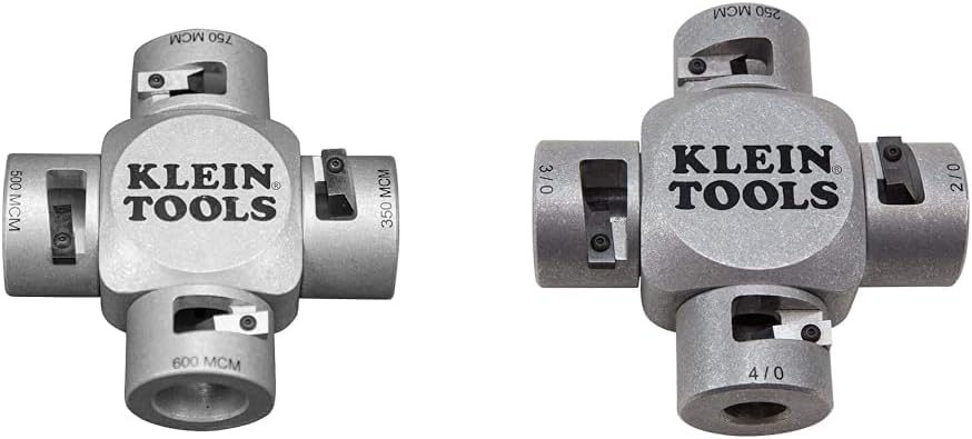 Klein Tools Large Cable Stripper Bundle for 350-750 MCM and 2/0-250 MCM Wire