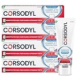 Corsodyl Complete Protection Toothpaste, Extra Fresh, Gum care, Fluoride toothpaste, 4x75ml
