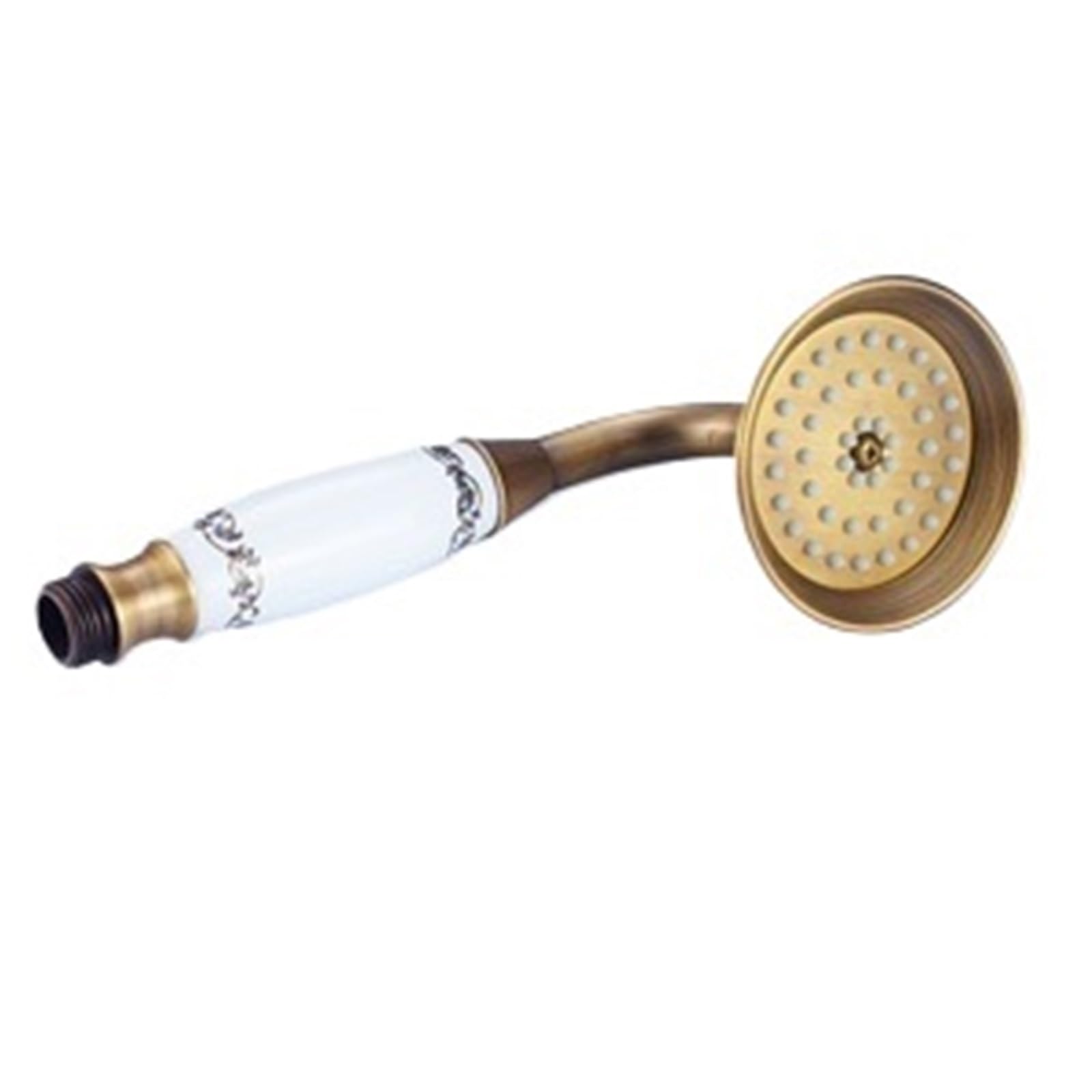 Vintage Shower Head Brass Solid Copper Antique Brass Handheld Shower