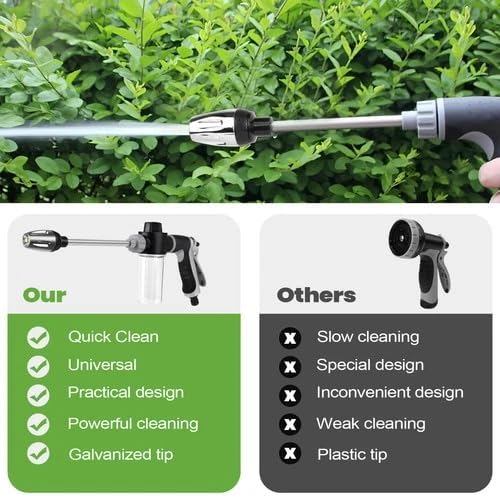 Image of Pressure Washer-Turn Any Hose into a High Pressure Water Cleaning Jet, 2026 New Heavy Duty Garden Hose Nozzle, Multi Function Lawn & Garden Watering Washer with Car Wash Glove