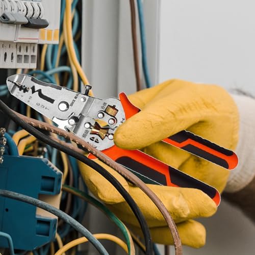 Outil de dénudage polyvalent pour électriciens pour câble monobrin et multibrin - 4