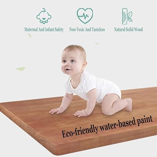 Miniatura 7 de Escritorio de computadora de madera maciza para oficina en casa, mesa de comedor de estilo industrial moderno, patas de metal fuertes, mesa de pino