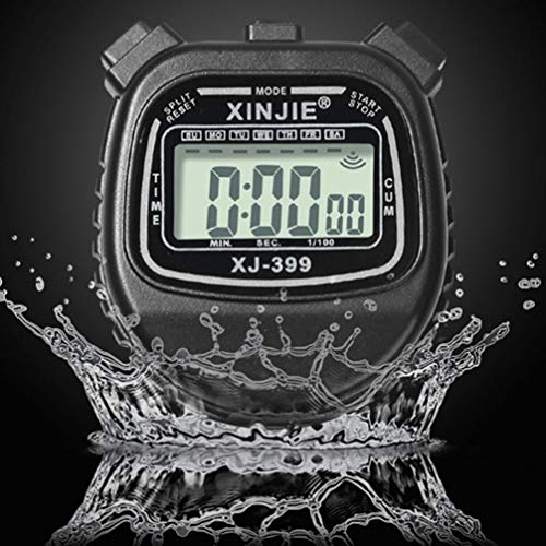 CLISPEED Cronômetro Digital Cronômetro Cronógrafo Cronômetro de Contagem Regressiva Com Pulseira Ala