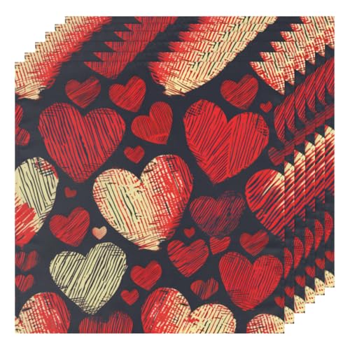 Servilletas de Tela Multicolor Set x6 50.5 x 50.5 cm miniatura 1
