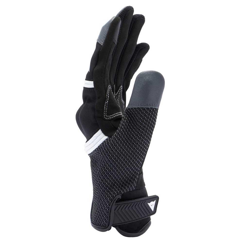 Dainese Namib Gloves - Guantes para moto de verano con tejido elástico y ventilado, pantalla táctil para hombre