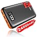 Produktbild KEDRON Powerbank 24000mAh Externer Akku mit USB C&Micro 2 Eingänge und 3 Ausgänge Power Bank Handy für Smartphones, Tablett