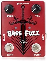 A smooth, vintage fuzz sound pedal for Bass player,This bass pedal can reproduce some quality vintage fuzz tones Fuzz with Boost switch True Bypass design,with aluminium alloy casing Aluminum alloy shell, durable and stable Powered by 6F22 9V battery...