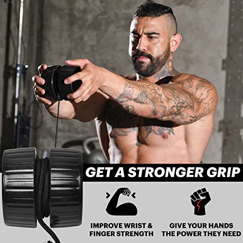 DMoose-Forearm-Exerciser-Wrist-Exerciser-and-Wrist-Roller-Forearm-Workout-Equipment-Forearm-Blaster-Strength-Trainer-and-Workout-Tool-Hand-Grip-Roller-Anti-Slip-Handles-Easy-to-Use-for-Athletes