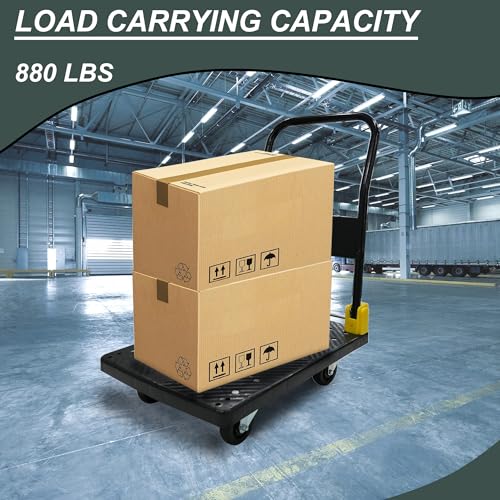 Carretilla Plataforma Plegable 880 lb con Ruedas Giratorias miniatura 5