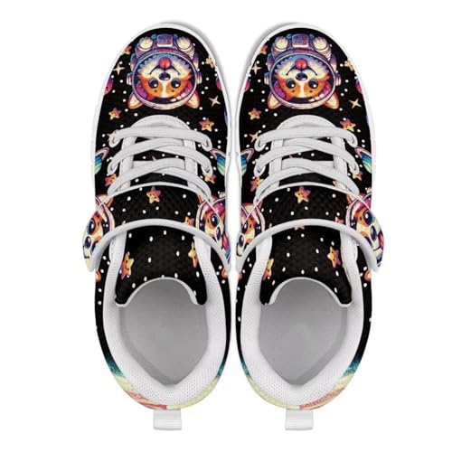 Cute Print Kids Sneaker Girls Running Shoes Non Slip Single Buckle Sneakers Boys Breathable Mesh Shoes3