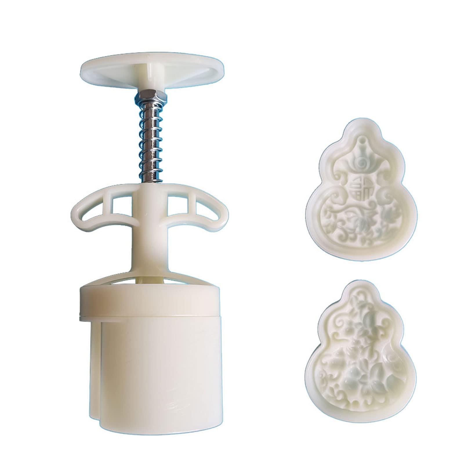 MALSSE Molds Stamps Cartoon Gourd Shaped Baking for Mid-Autumn Festival Use Tool