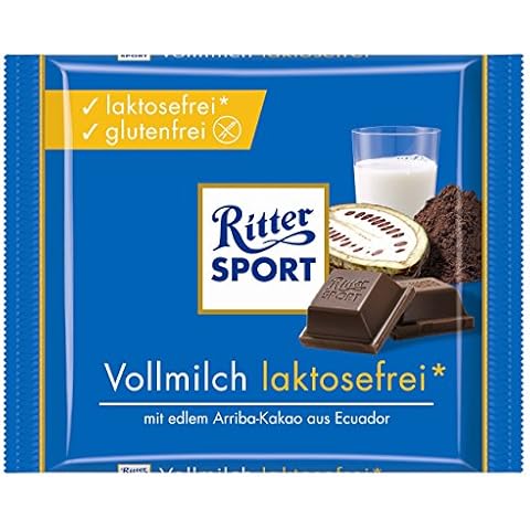 RITTER SPORT Vollmilch laktosefrei*, 100 g Cover