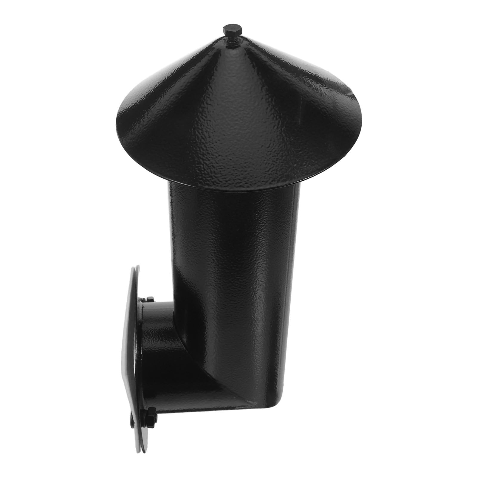Stufa Nero per Barbecue a Pellet in Acciaio al Carbonio Resistente alle Intemperie con Guarnizione e Accessori per Uso su Patio e Barbecue a Pellet